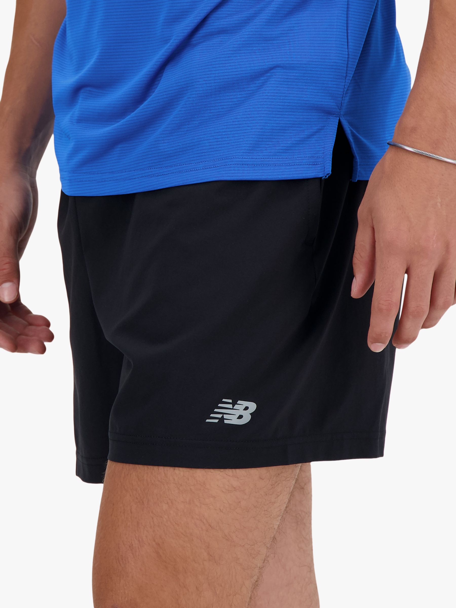 New Balance Logo Shorts, Black, XL