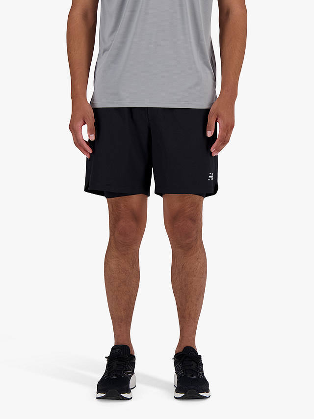 New Balance Seamless 2-in-1 Shorts, Black