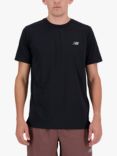 New Balance Lightweight Jersey Short Sleeve T-Shirt, Black