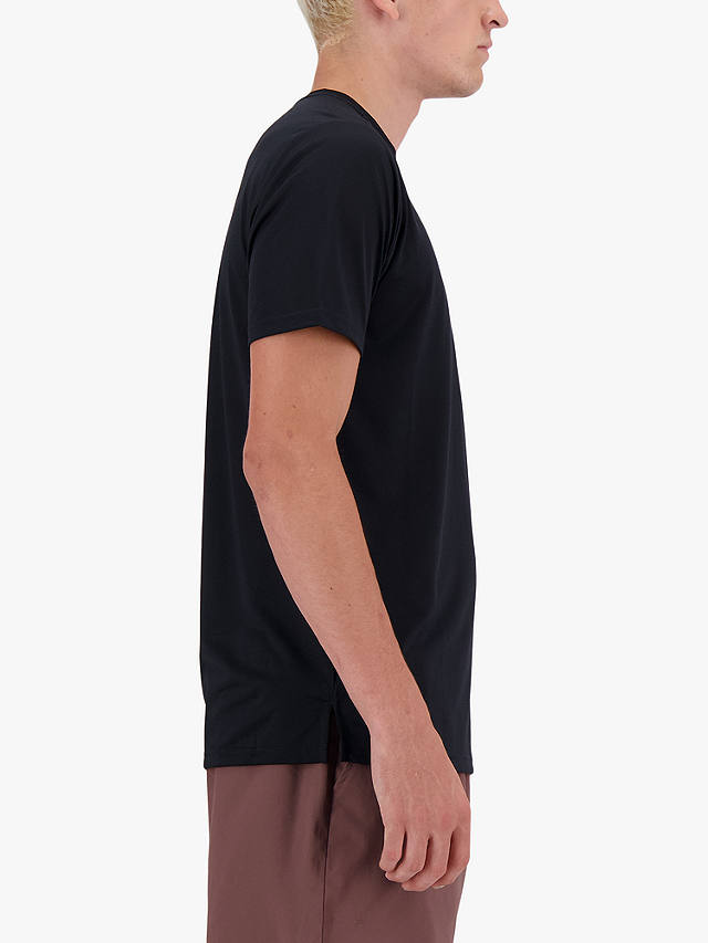 New Balance Lightweight Jersey Short Sleeve T-Shirt, Black