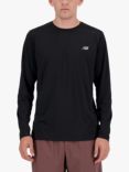 New Balance Long Sleeve Top, Black