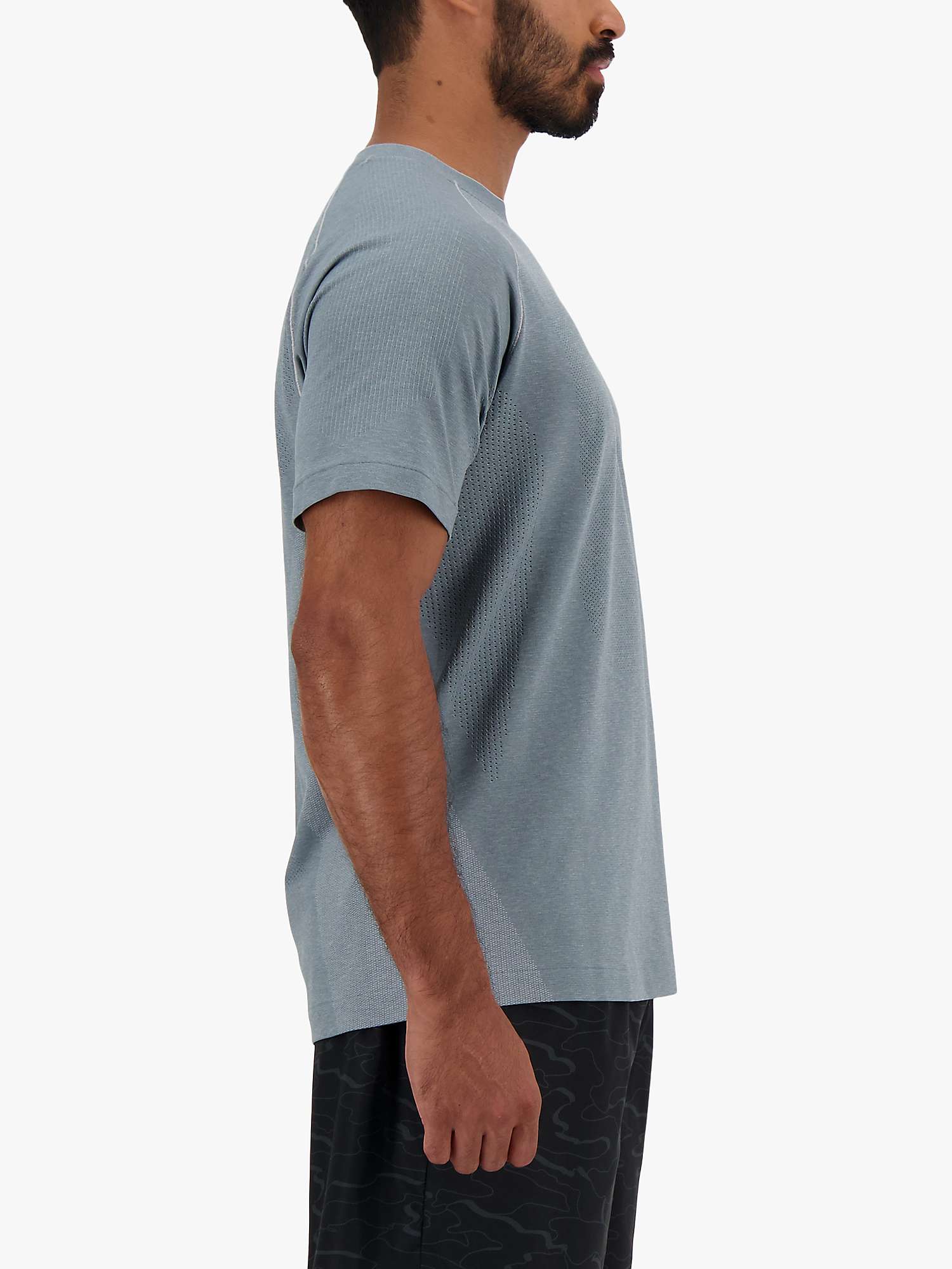 Buy New Balance Knit T-Shirt,  Athletic Grey Online at johnlewis.com