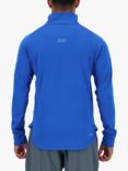 New Balance Heat Grid Half Zip Top, Blue Oasis