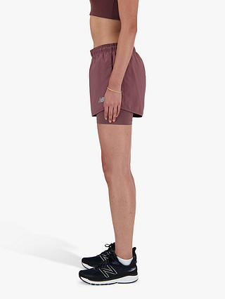 New Balance Women's 2-in-1 Shorts, Licorice