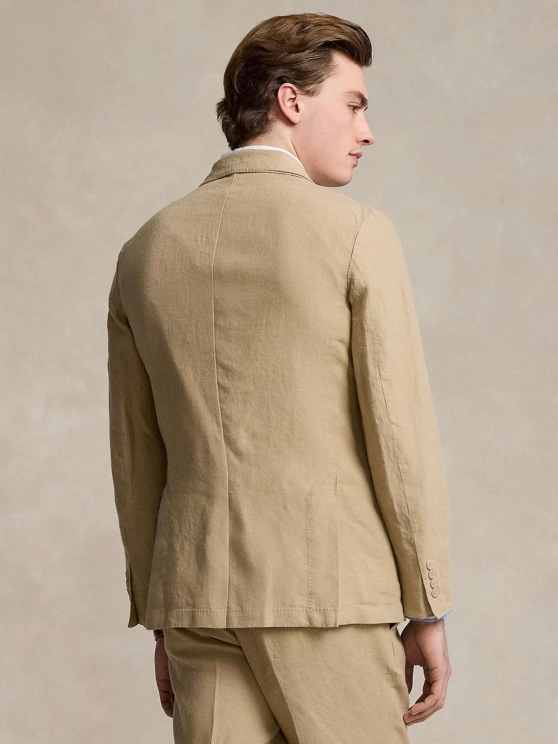 Buy Ralph Lauren Polo Soft Modern Linen Suit Jacket, Beige Online at johnlewis.com