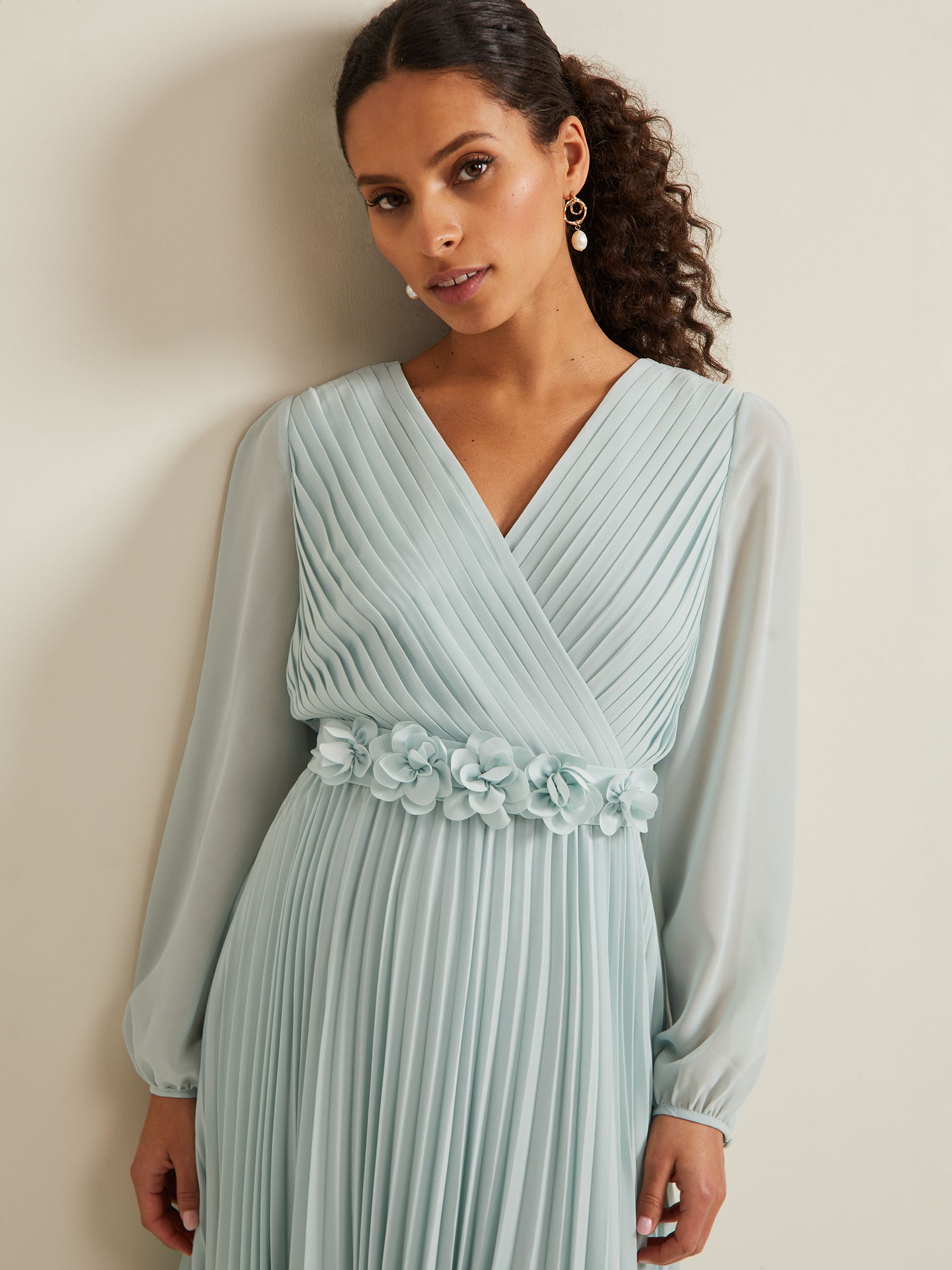 Buy Phase Eight Petite Alecia Pleated Maxi Dress Online at johnlewis.com
