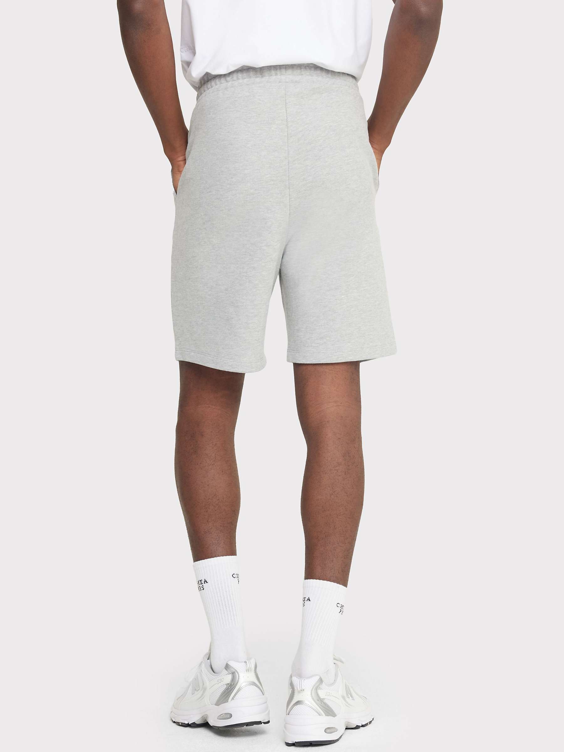 Buy Chelsea Peers Organic Cotton Blend Sweat Shorts, Grey Online at johnlewis.com