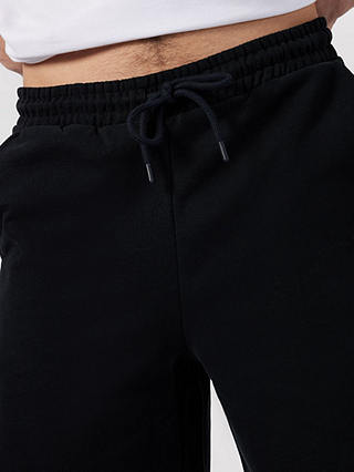 Chelsea Peers Organic Cotton Sweat Shorts, Black