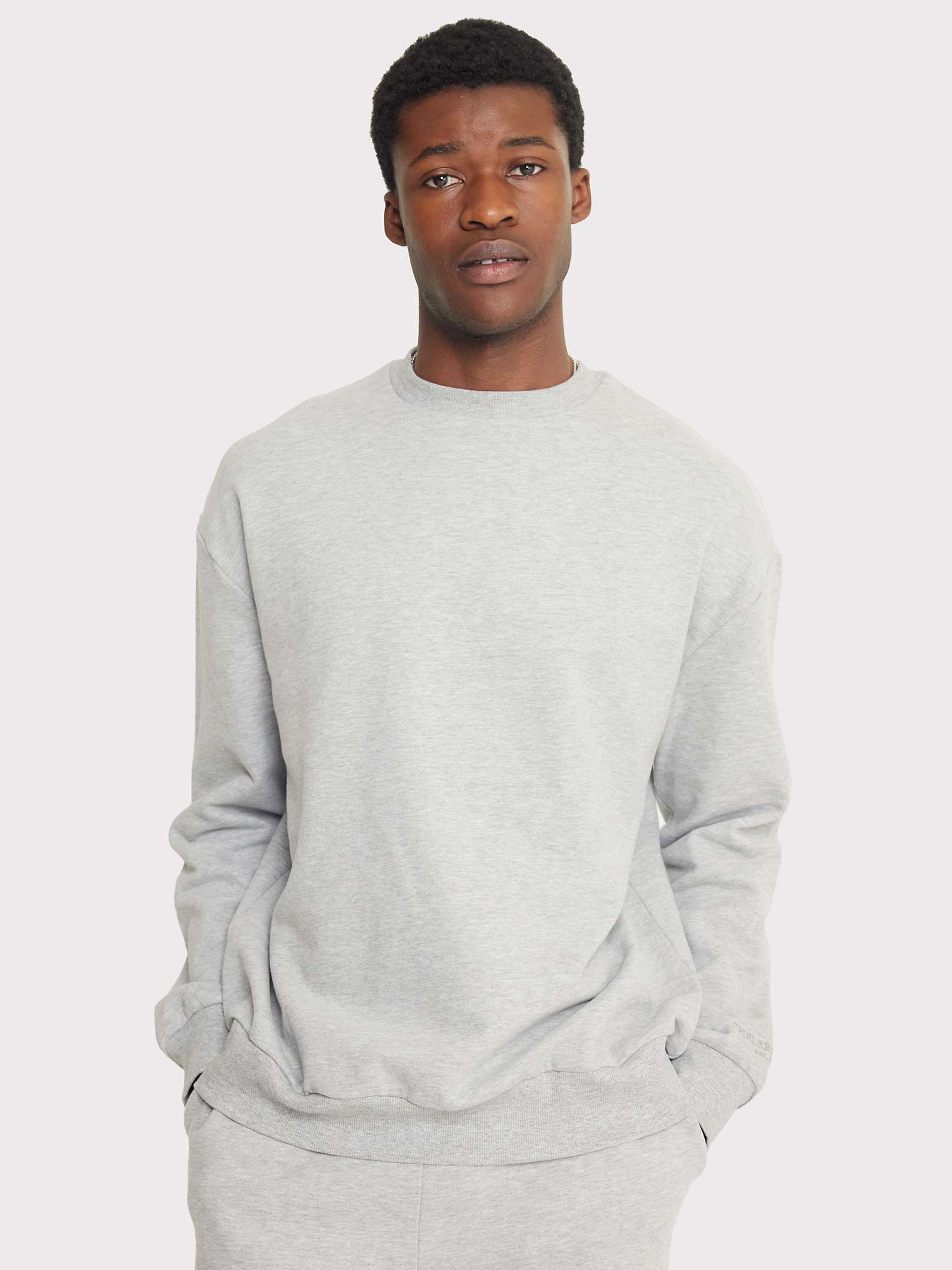 Buy Chelsea Peers Organic Cotton Blend Sweatshirt, Grey Online at johnlewis.com