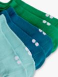 Sweaty Betty No Show Organic Cotton Blend Training Socks, Pack of 3, Electro Green