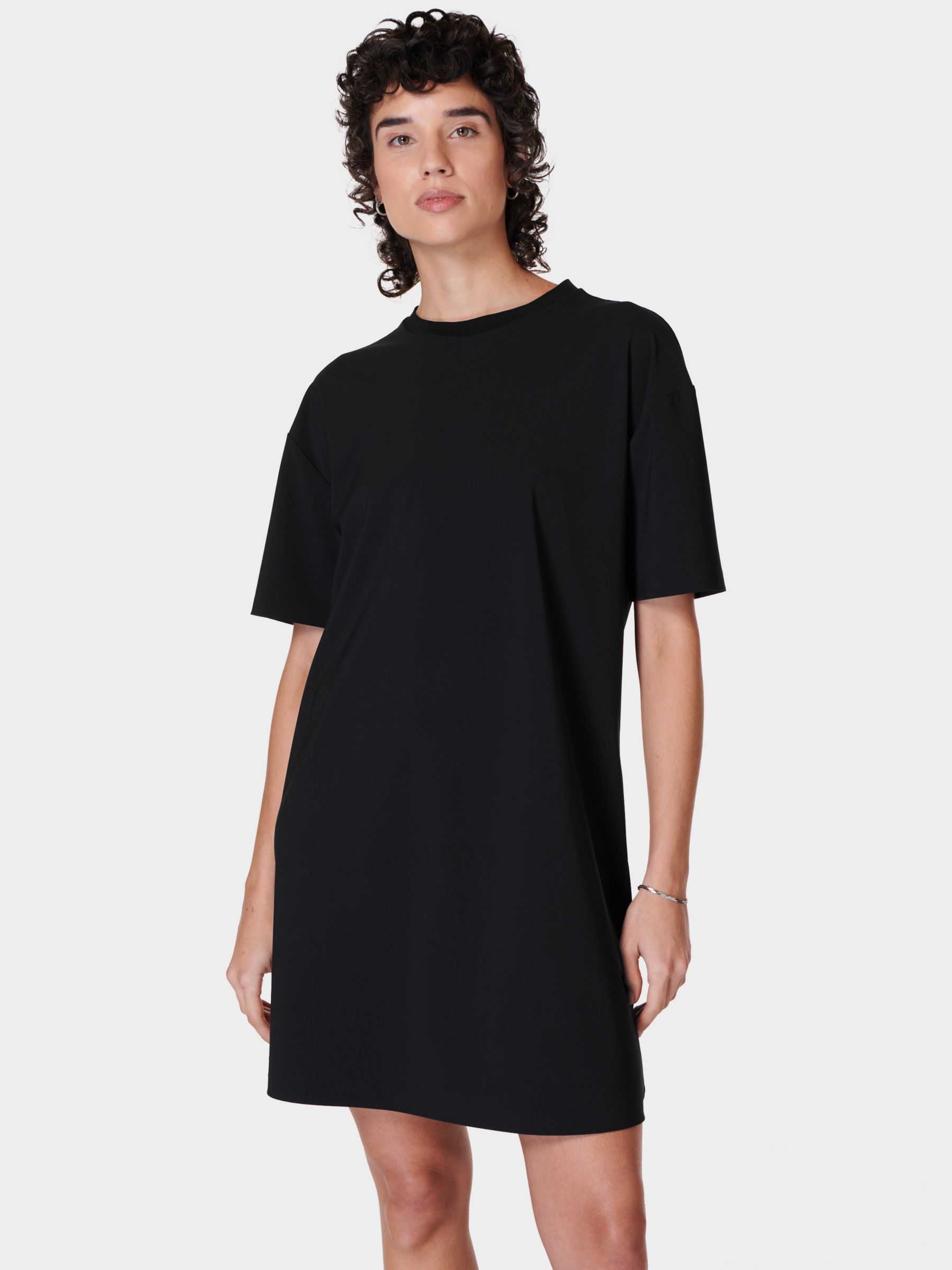 Sweaty Betty Explorer T-Shirt Mini Dress, Black