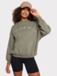 Chelsea Peers GOTS Organic Cotton Logo Sweatshirt, Khaki