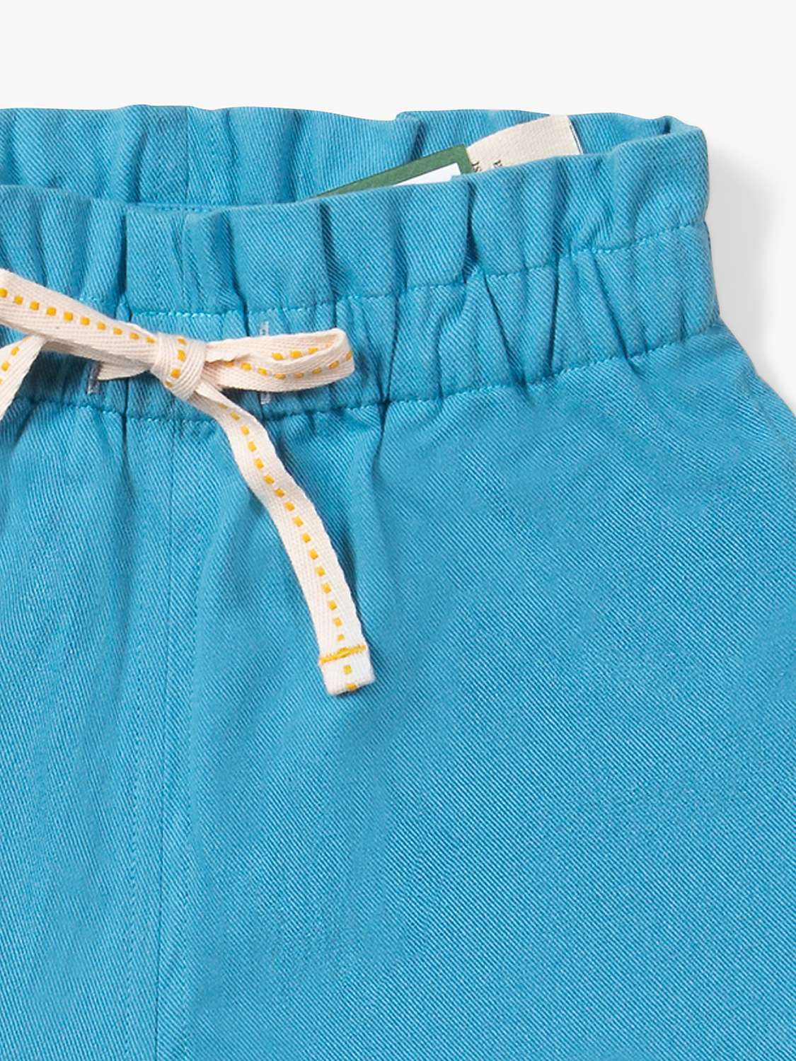 Buy Little Green Radicals Baby By The Sea Organic Cotton Twill Shorts, Blue Moon Online at johnlewis.com