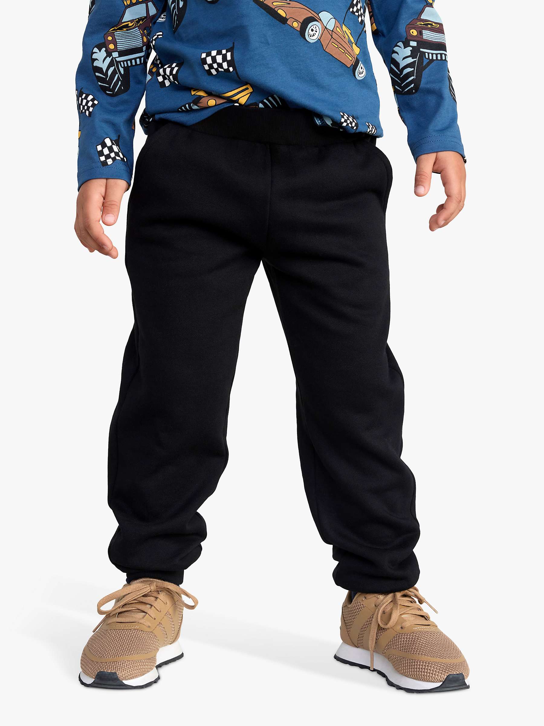 Buy Lindex Kids' Extra Durable Trousers, Black Online at johnlewis.com