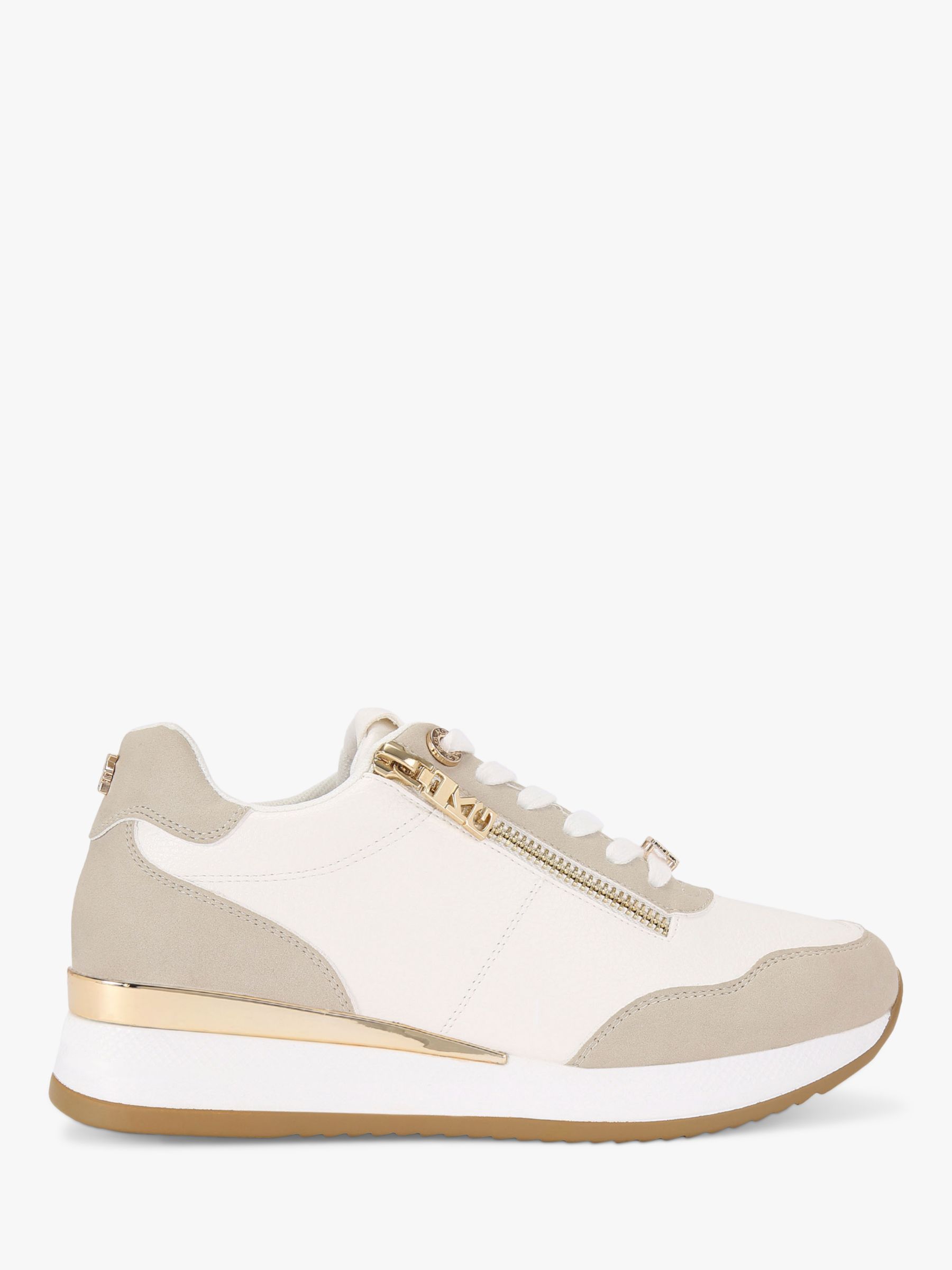 KG Kurt Geiger Lina Chunky Sole Trainers, Taupe at John Lewis & Partners