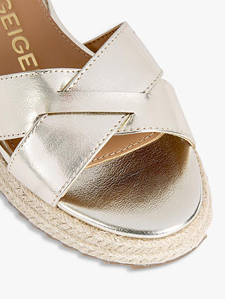 KG Kurt Geiger Piper Wedge Sandals, Gold