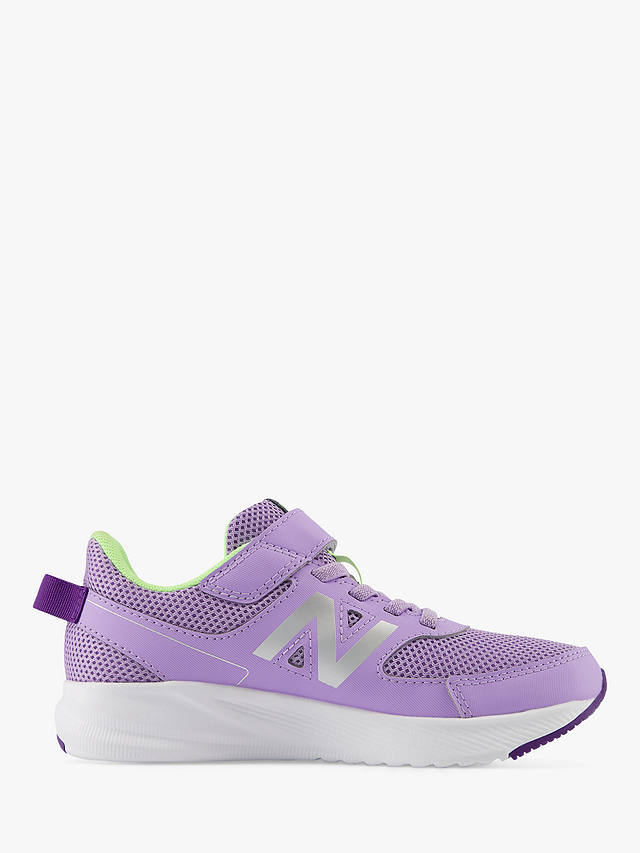 New Balance Kids' 570v3 Bungee Lace & Top Strap Trainers, Lilac