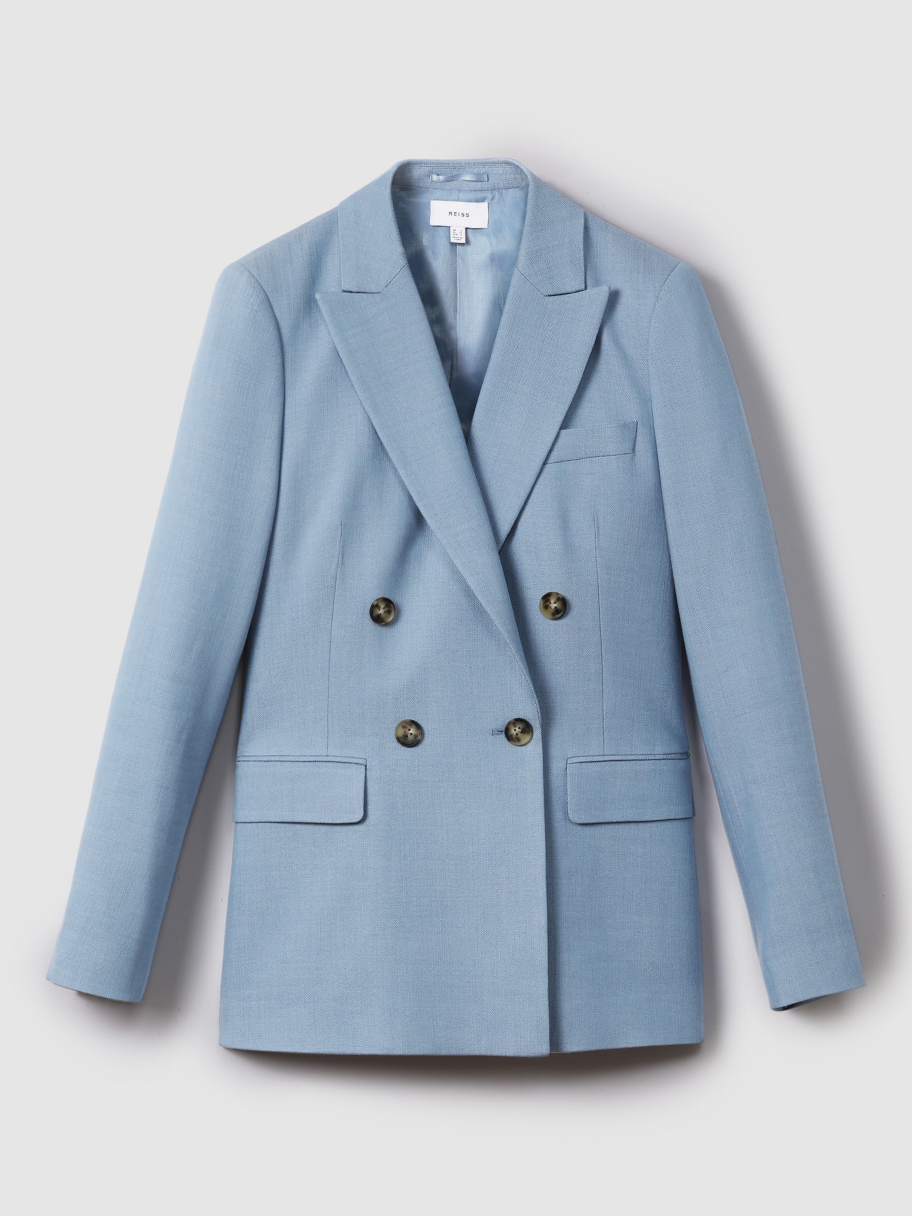 Buy Reiss Luna Double Breasted Blazer, Blue Online at johnlewis.com