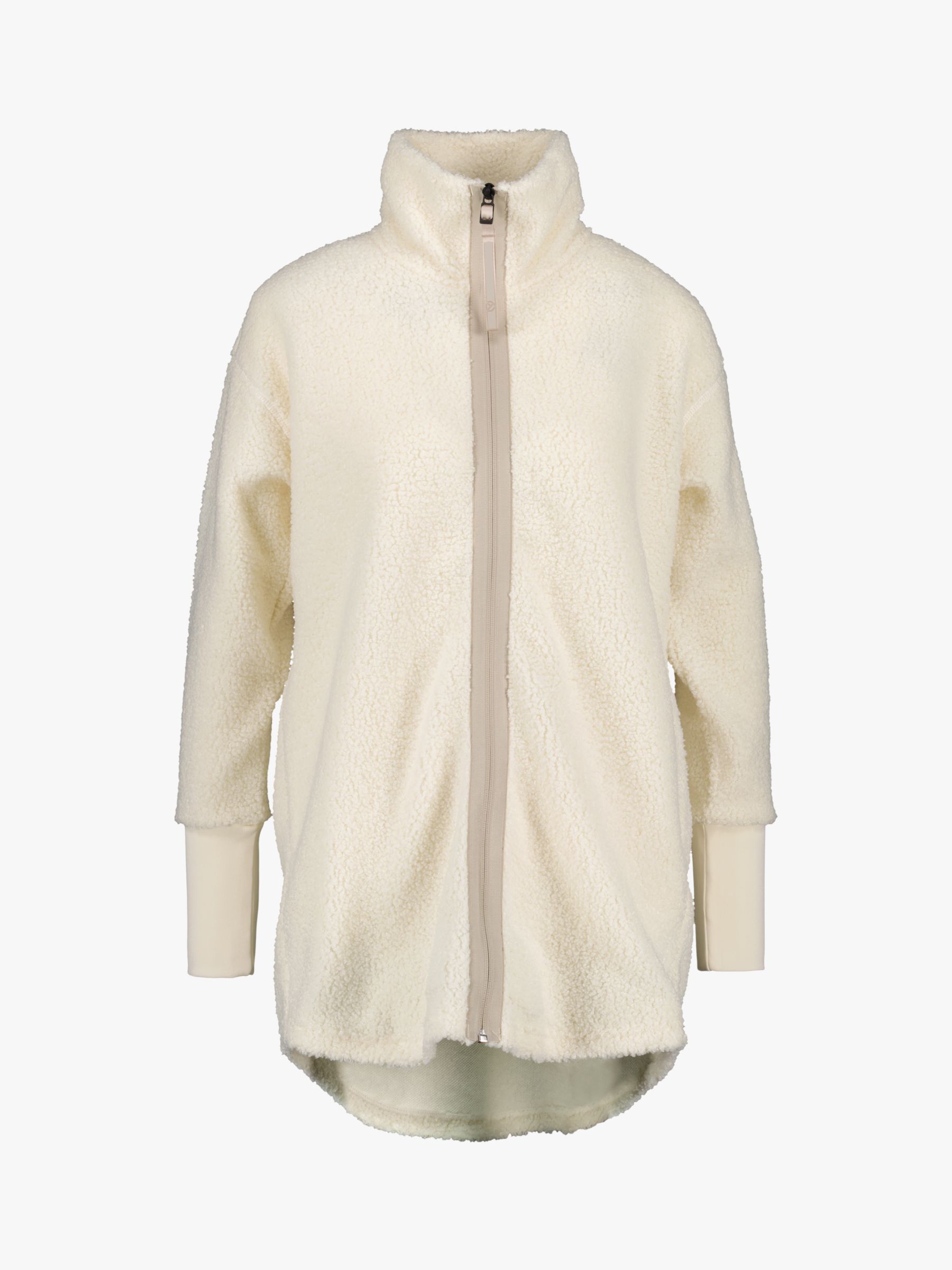 Buy Didriksons Sally Thermal Windproof Fleece Jacket, White Foam Online at johnlewis.com
