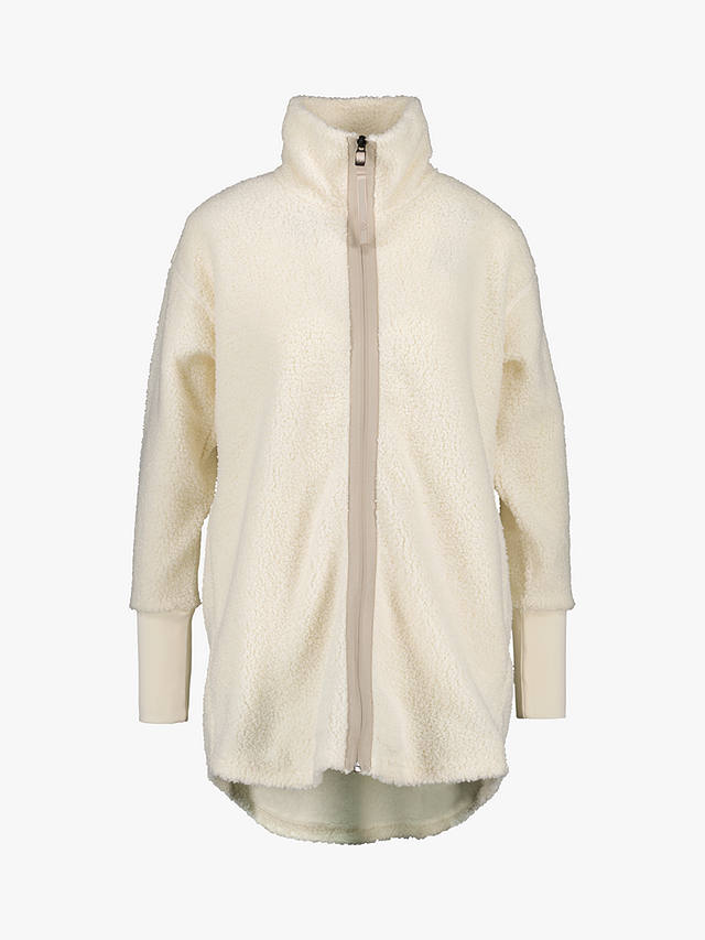 Didriksons Sally Thermal Windproof Fleece Jacket, White Foam