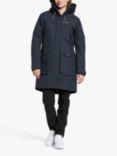 Didriksons Thelma Parka Jacket, Dark Night Blue