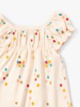 Little Green Radicals Baby Balloon Organic Cotton Frill Dress, Multi