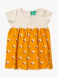 Little Green Radicals Baby Organic Cotton Counting Sheep Easy Peasy Dress, Multi