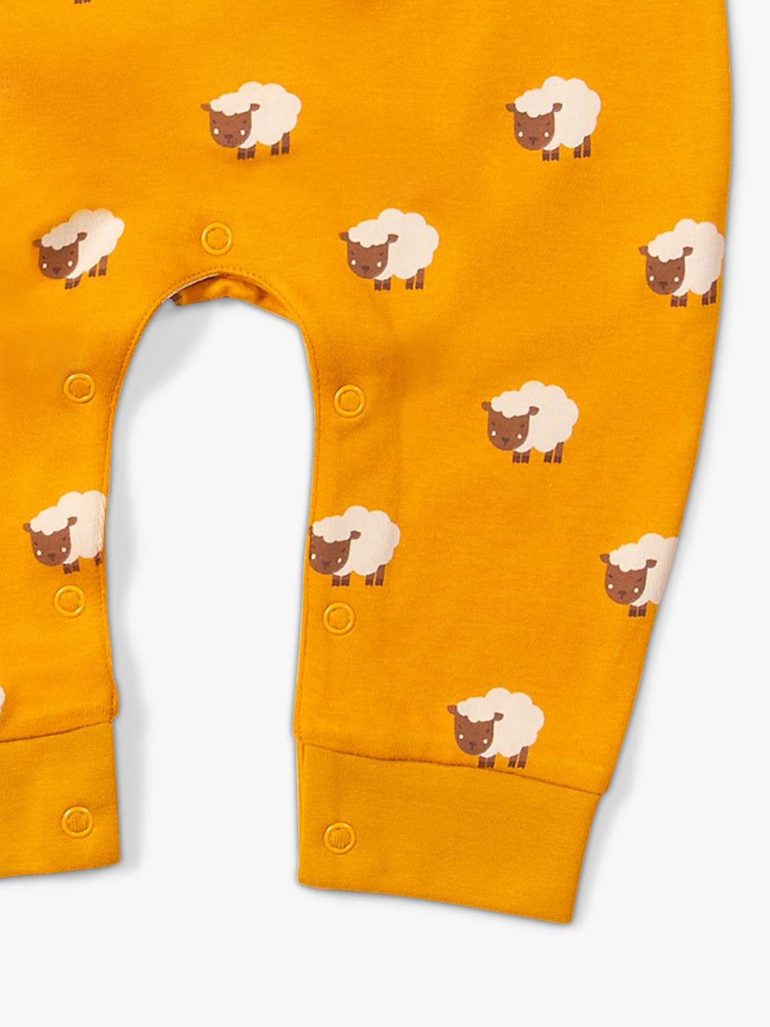 Buy Little Green Radicals Baby Counting Sheep Everyday Dungarees, Yellow Online at johnlewis.com