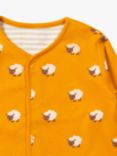 Little Green Radicals Baby Organic Cotton Counting Sheep Reversible Collarless Spring Jacket, Multi