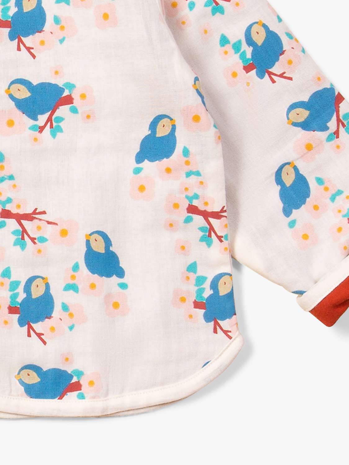 Buy Little Green Radicals Baby Bluebirds Organic Cotton Jacket, Multi Online at johnlewis.com