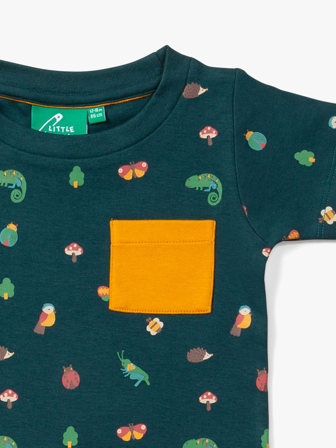 Little Green Radicals Baby Organic Cotton Mini Marvels T-Shirt & Jogger Playset, Mini Marvels, 12-18 months