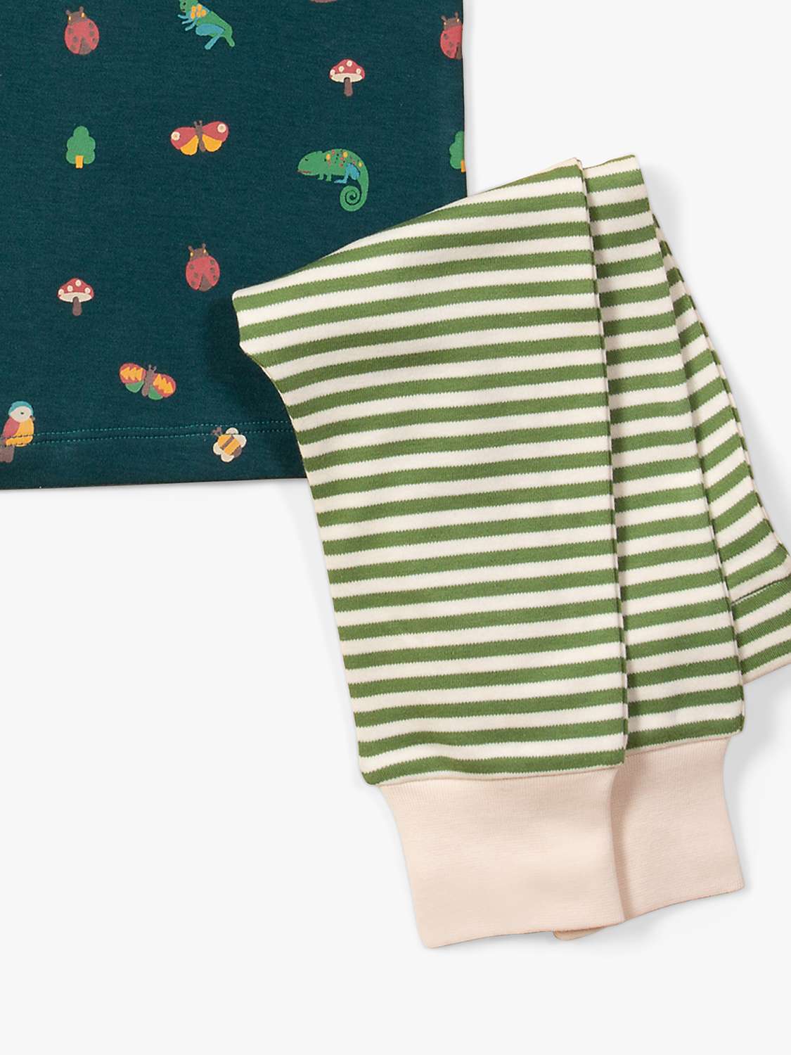 Buy Little Green Radicals Baby Organic Cotton Mini Marvels T-Shirt & Jogger Playset, Green/Multi Online at johnlewis.com