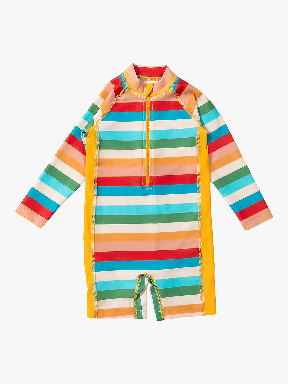 Buy Little Green Radicals Baby Rainbow UPF 50+ Recycled Sunsafe Sunsuit, Rainbow Online at johnlewis.com