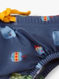 Little Green Radicals Baby Sealife UPF 50+ Reusable Baby Swimming Nappy, Blue