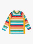 Little Green Radicals Baby Rainbow UPF 50+ Sunsafe Long Sleeve Rash Vest, Rainbow