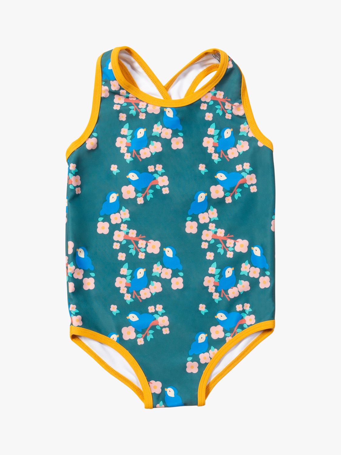 Buy Little Green Radicals Baby Bluebirds UPF 50+ One Piece Swimsuit, Multi Online at johnlewis.com