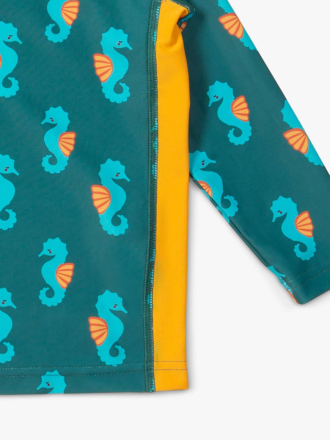 Buy Little Green Radicals Baby Seahorse UPF 50+ Sunsafe Long Sleeve Rash Vest, Green Online at johnlewis.com