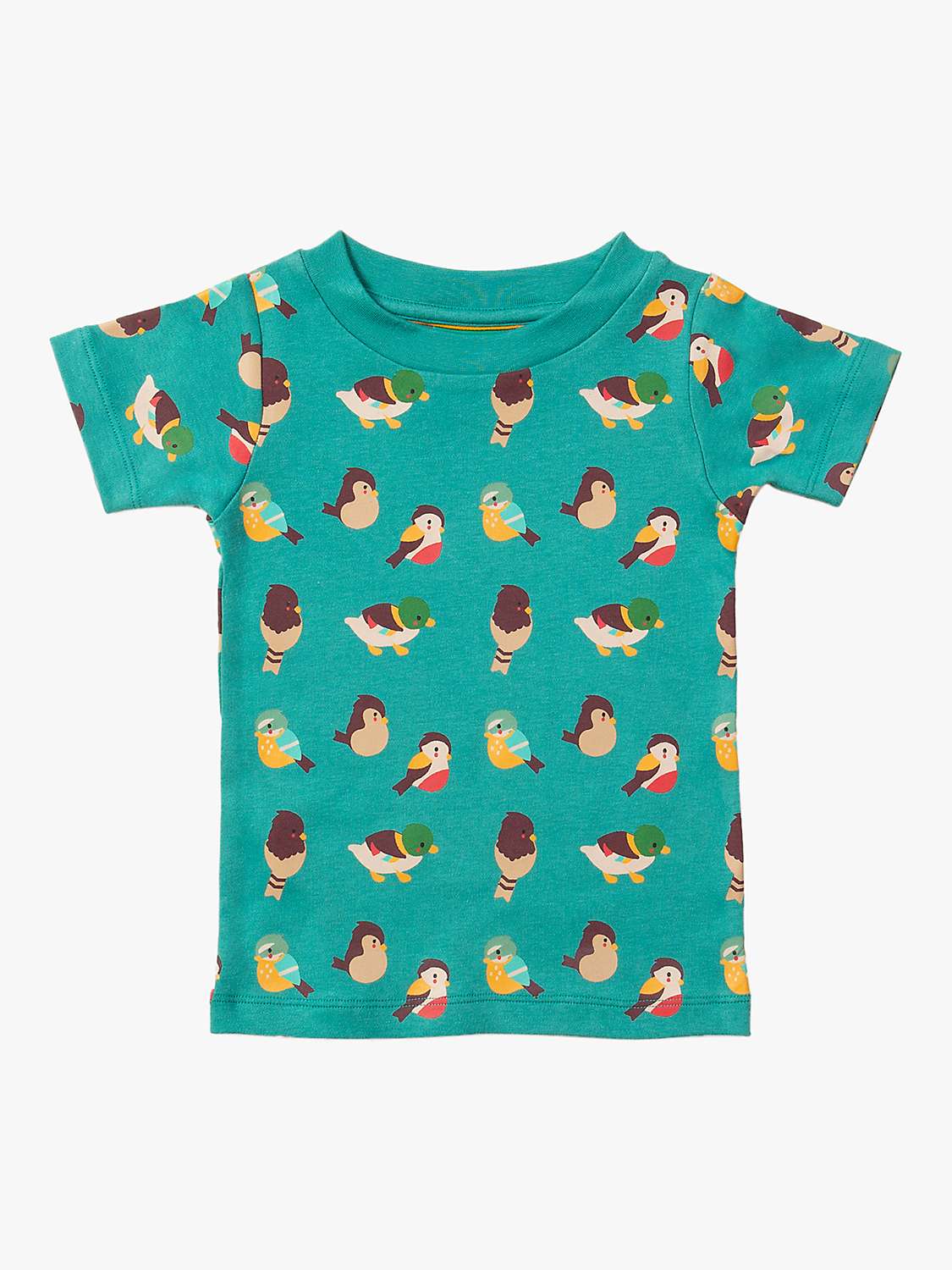 Buy Little Green Radicals Baby Organic Cotton Garden Birds T-Shirt, Multi Online at johnlewis.com
