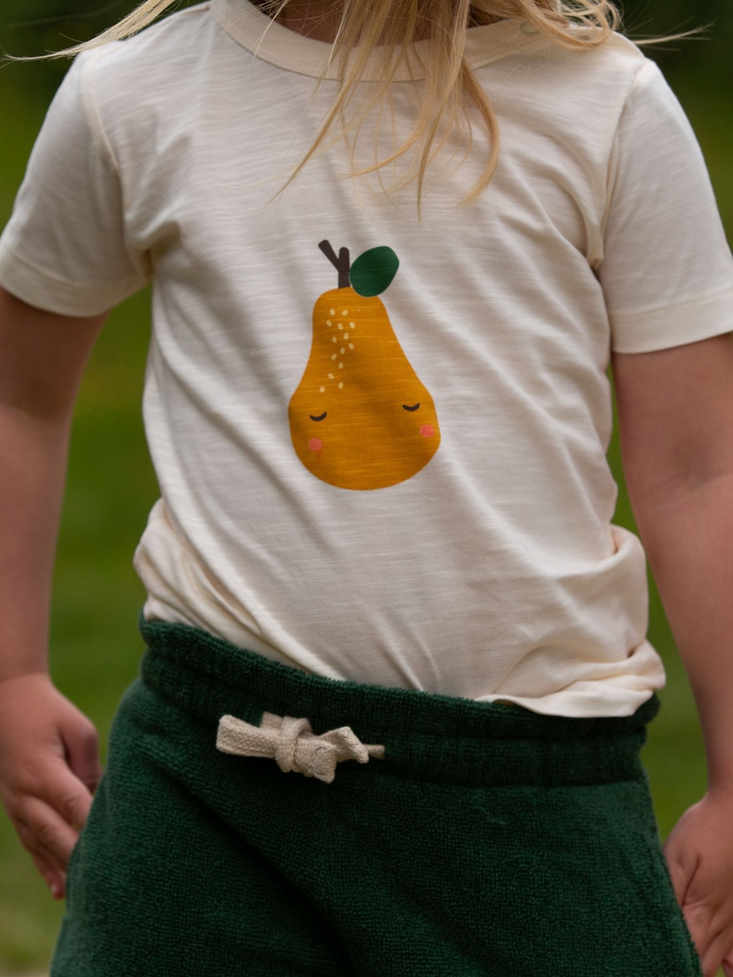 Buy Little Green Radicals Baby Organic Cotton Pear Short Sleeve T-Shirt Online at johnlewis.com