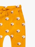 Little Green Radicals Baby Organic Cotton Counting Sheep Comfy Joggers, Yellow