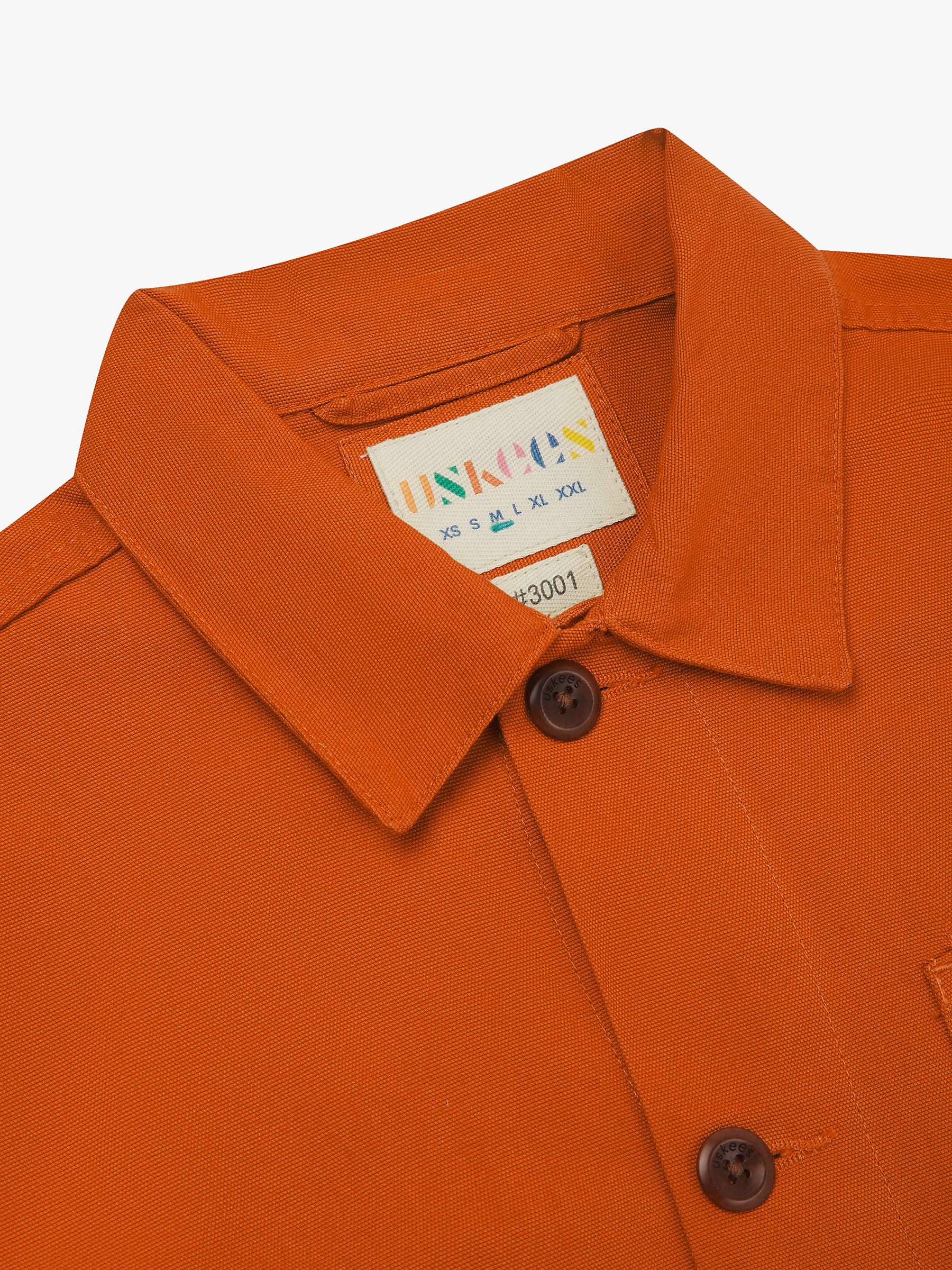 Buy Uskees Organic Cotton Buttoned Overshirt Online at johnlewis.com