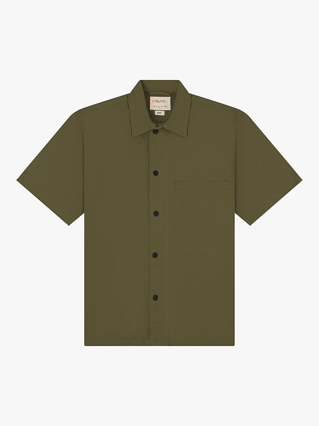 Uskees Short Sleeve Cotton Shirt, Olive