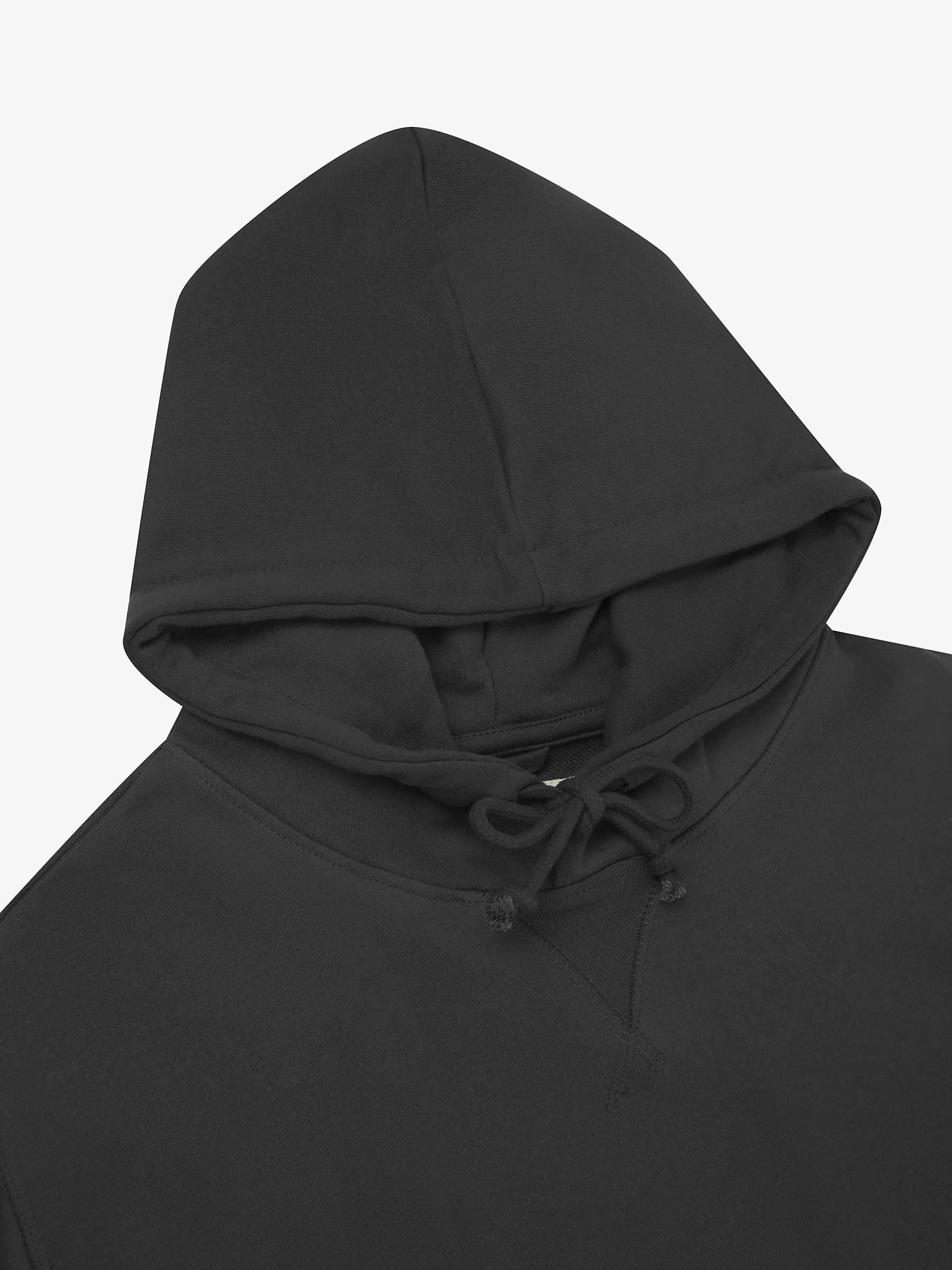 Buy Uskees Organic Cotton Hoodie, Faded Black Online at johnlewis.com