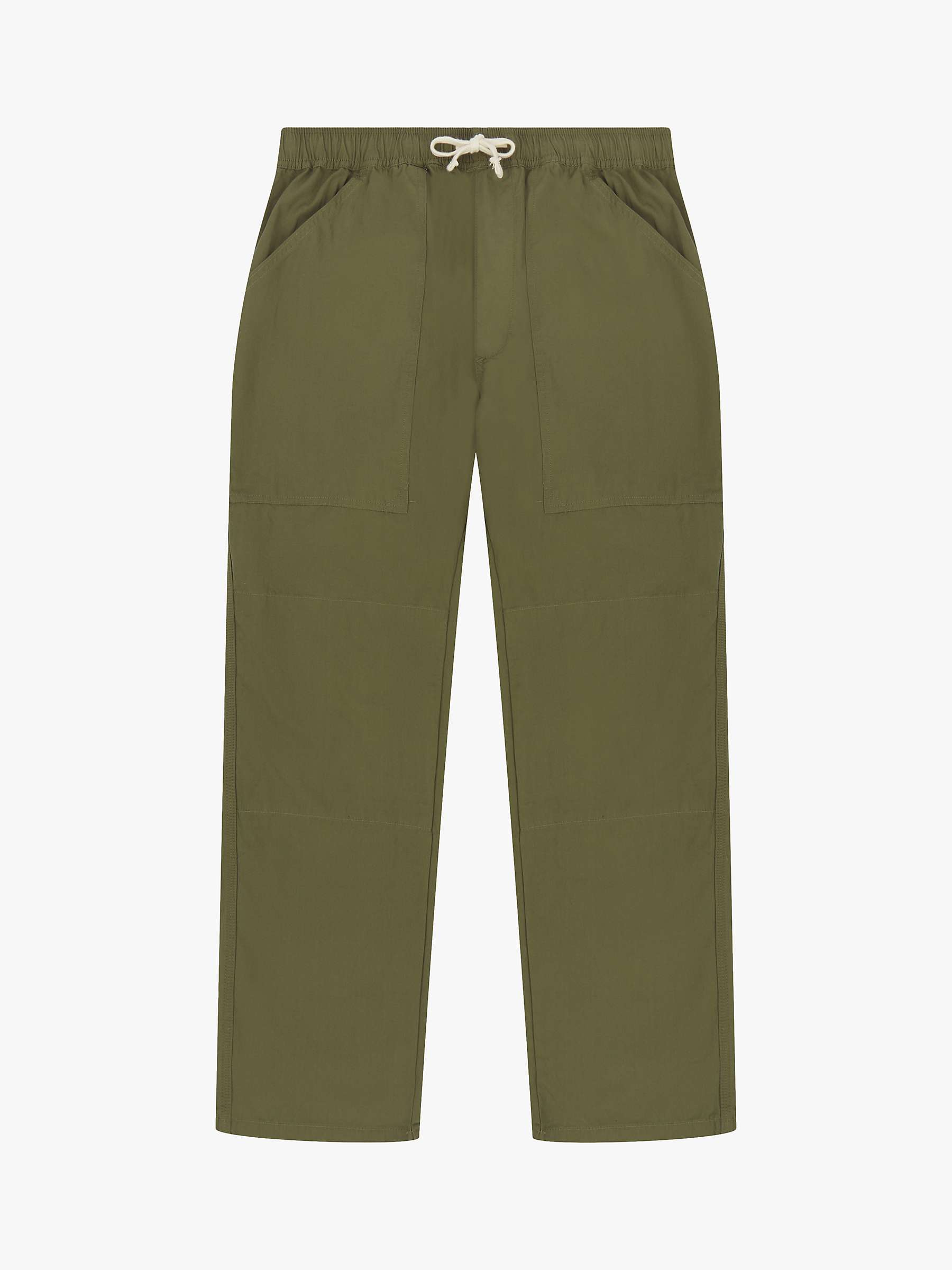 Buy Uskees Lightweight Trousers, Olive Online at johnlewis.com