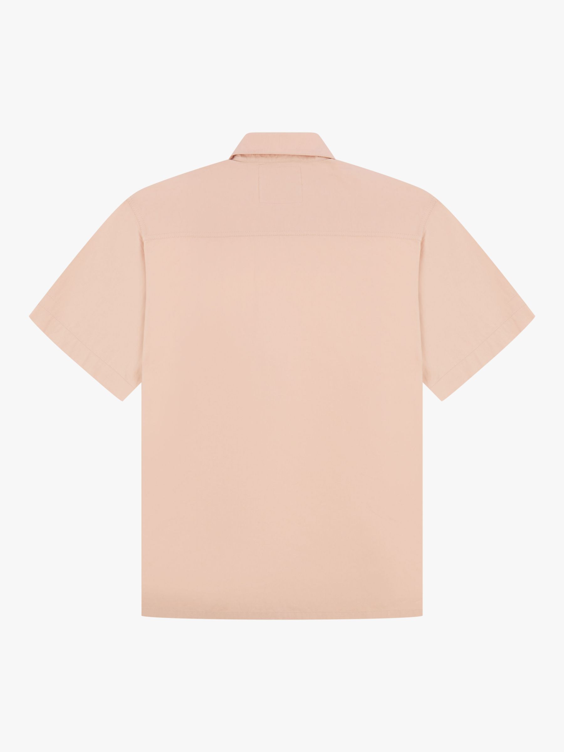 Uskees Short Sleeve Cotton Shirt, Dusty Pink, M