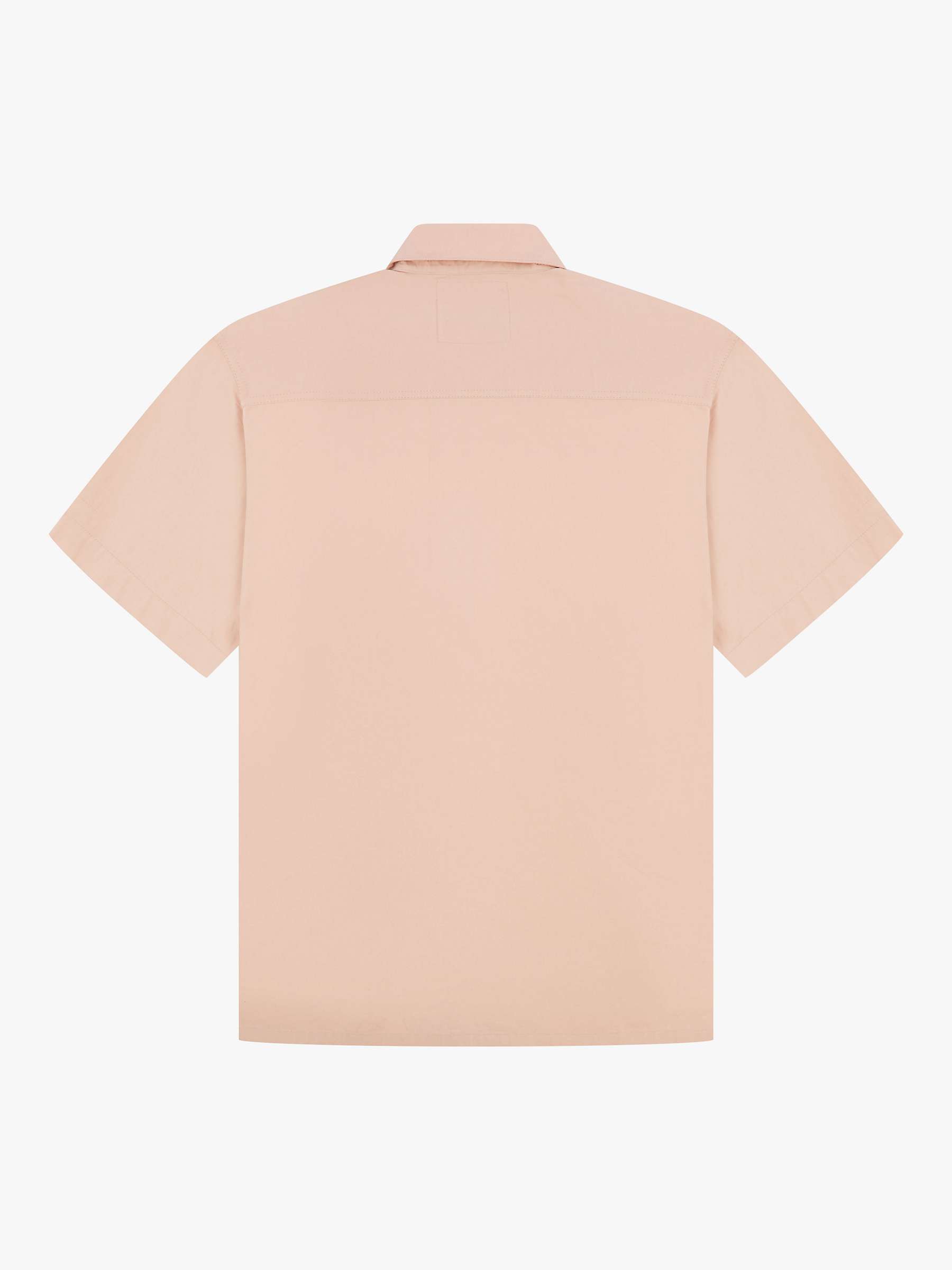Buy Uskees Short Sleeve Cotton Shirt, Dusty Pink Online at johnlewis.com