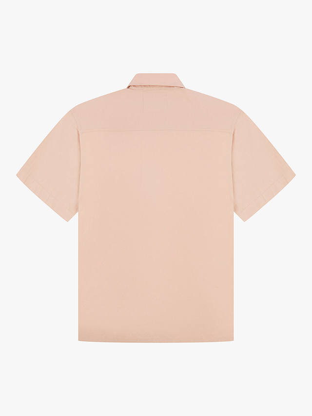 Uskees Short Sleeve Cotton Shirt, Dusty Pink