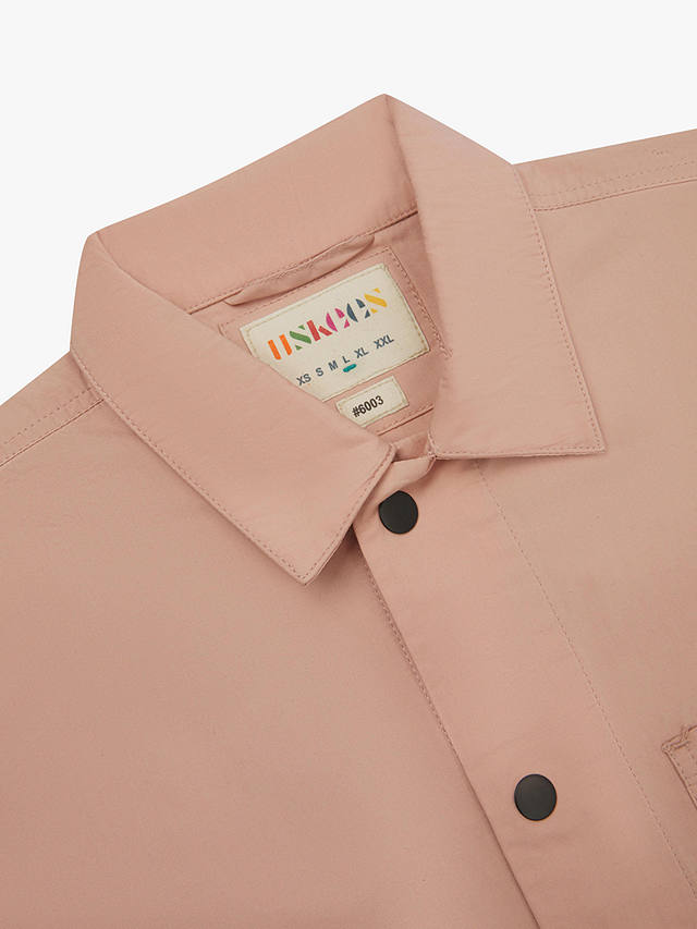 Uskees Short Sleeve Cotton Shirt, Dusty Pink