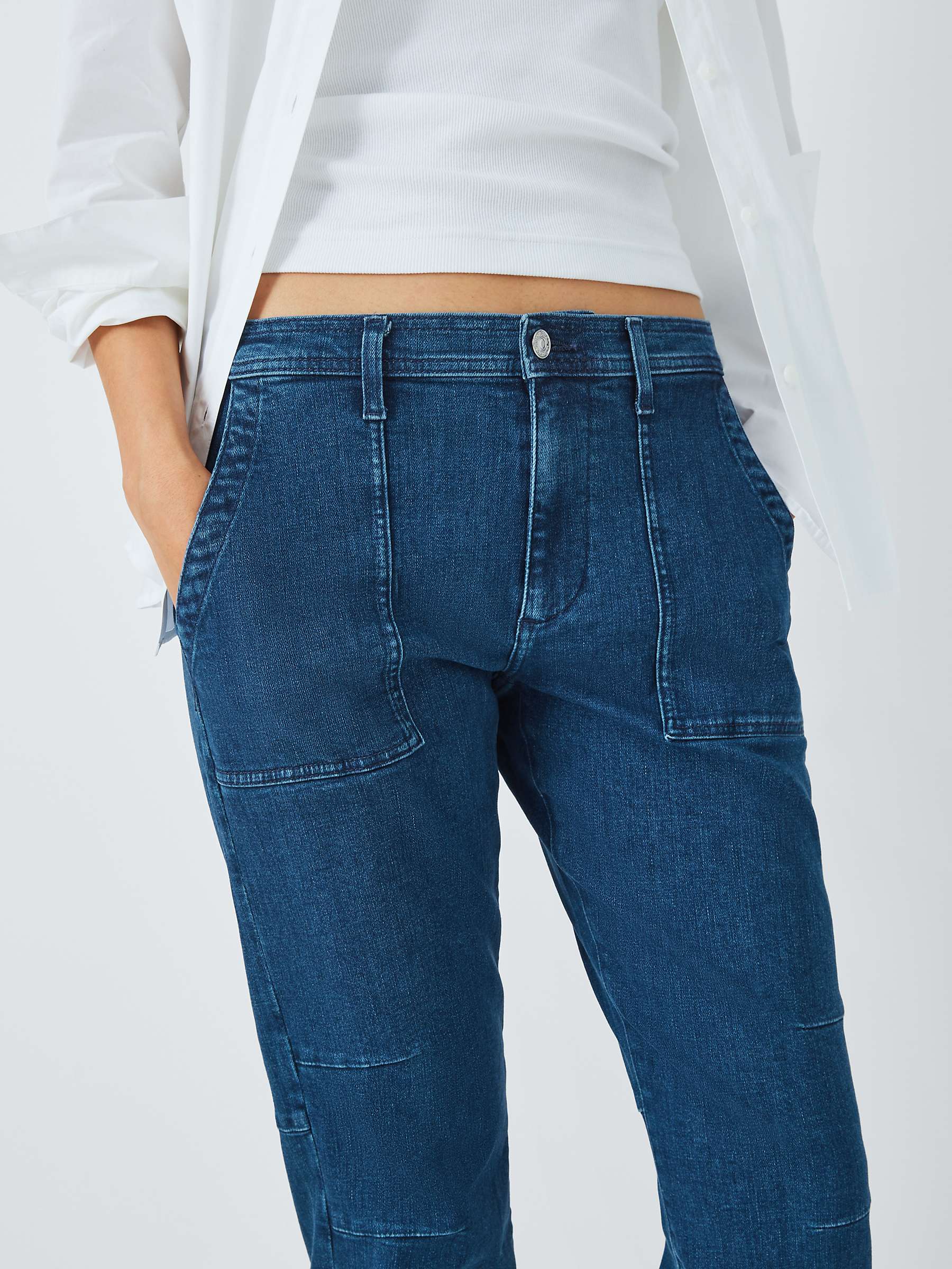 Buy 7 For All Mankind Darted Boyfriend Jogger Jeans, Slim Illusion Saturday Online at johnlewis.com