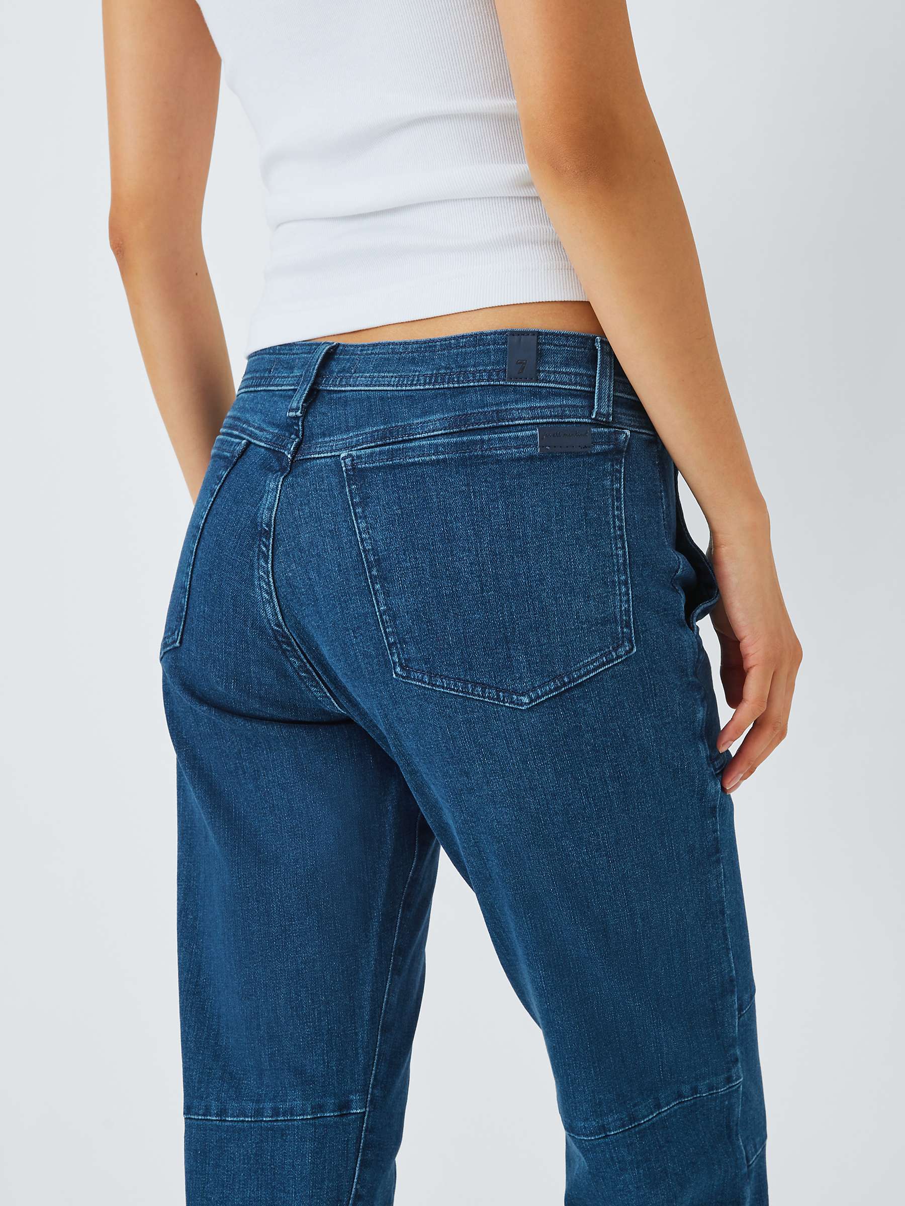 Buy 7 For All Mankind Darted Boyfriend Jogger Jeans, Slim Illusion Saturday Online at johnlewis.com